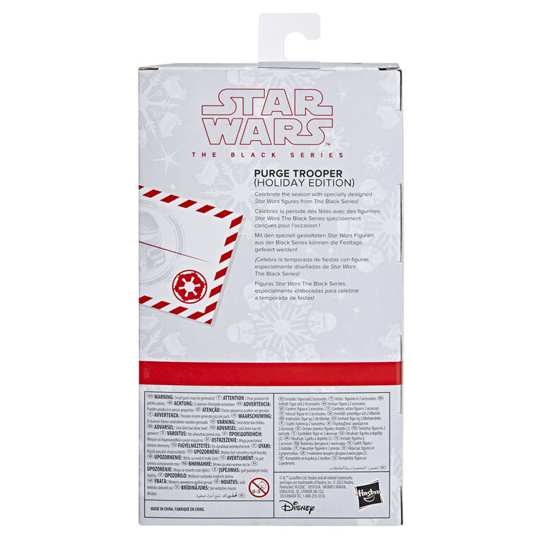 Star Wars The Black Series Purge Trooper (Holiday Edition), Star Wars 6 Inch Action Figures