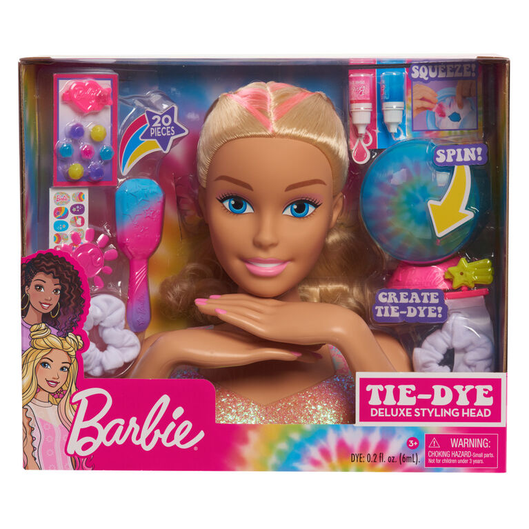 Barbie Hair Style & Curl  Poupée Barbie Tête à Coiffer Deluxe