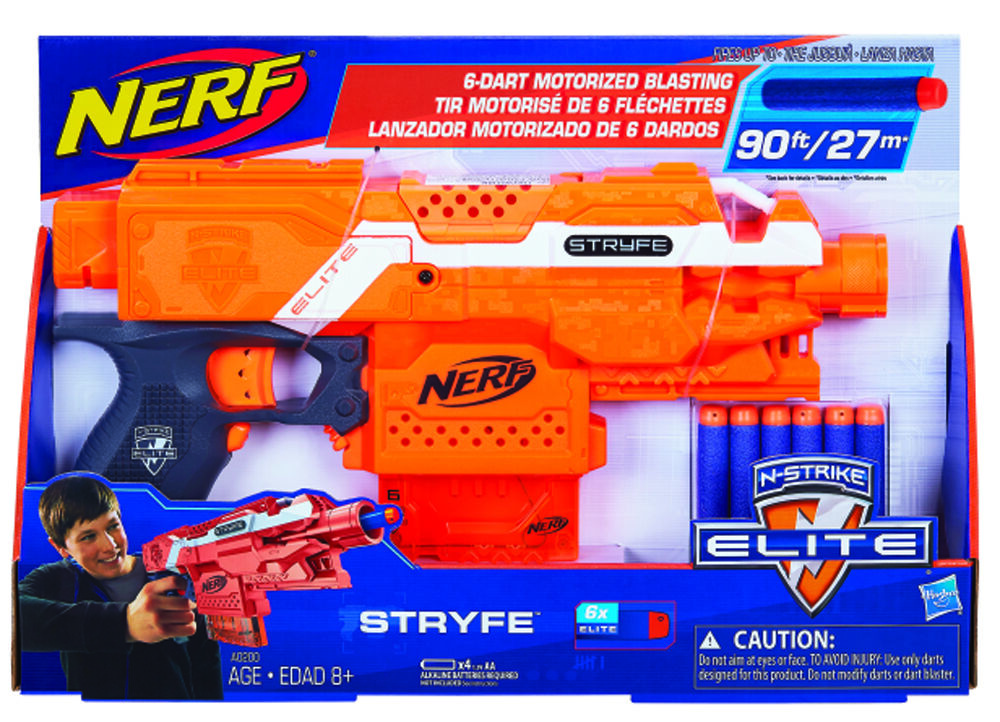 NERF Stryfe Micro Shots Blue Orange Series 2 N-strike Elite Kids Toy for sale online 