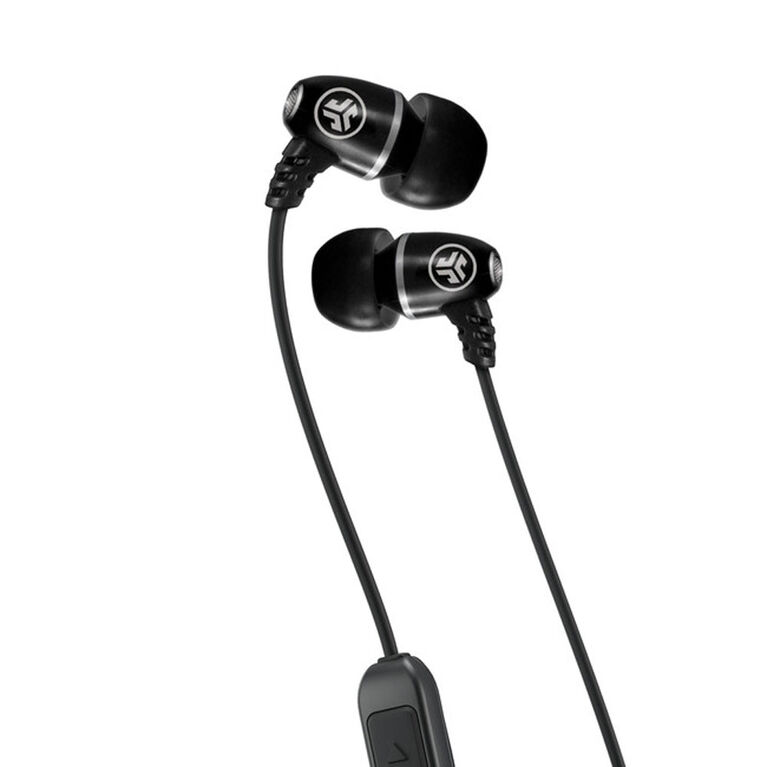 JLab Audio Metal Wireless Rugged Earbuds Black