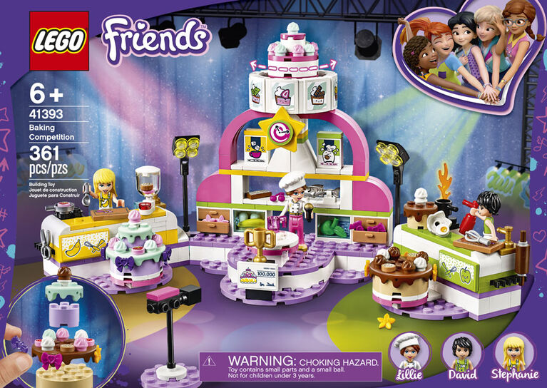 LEGO Friends Le concours de pâtisserie 41393 (361 pièces)