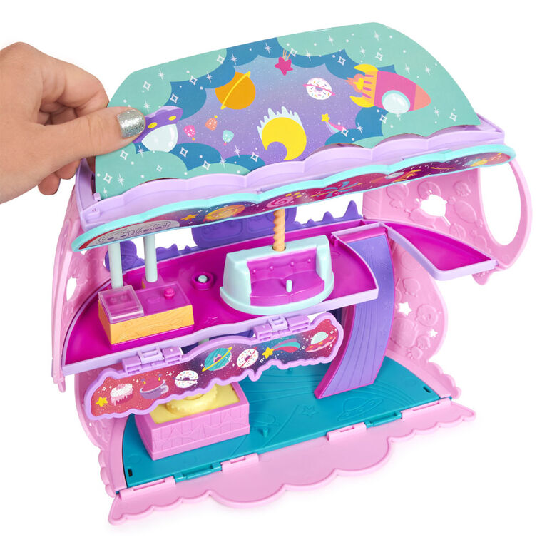 Hatchimals CollEGGtibles, Cosmic Candy Shop 2-in-1 Playset with Exclusive Pixie and Hatchimal