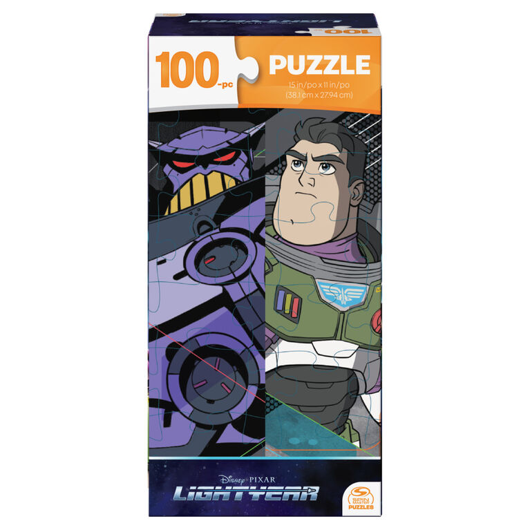 Disney Pixar Lightyear, Zurg Buzz Lightyear 100-Piece Jigsaw Puzzle