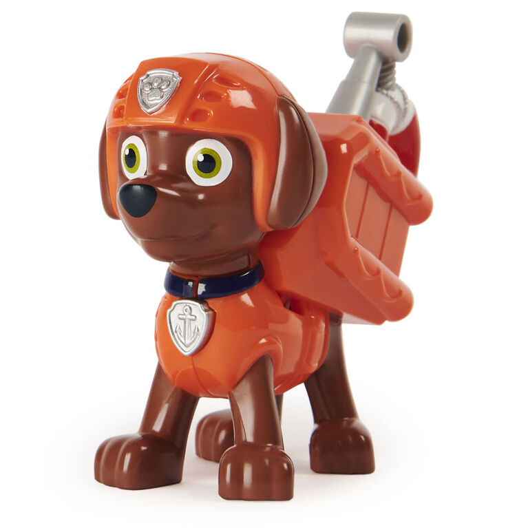 PAW Patrol, Figurine à collectionner Zuma Action Pack avec effets sonores et phrases