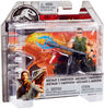 Jurassic World - Figurine de base - Mercenaire et Dimorphodon.