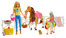 Barbie Playset with Barbie and Chelsea Dolls, 2 Horses and 15+ Accessories