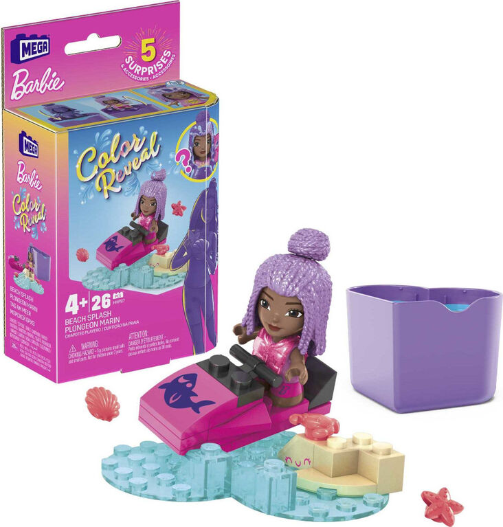 Mega - Barbie - Color Reveal - Remous à la plage