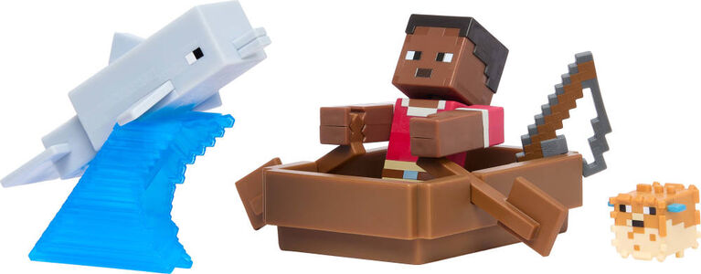 Minecraft Sailor Zuri Figure & Accessories 2-Pack, 3.25-inch Scale Collectible Sets
