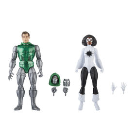 Hasbro Marvel Legends Series, figurines de collection de 15 cm Captain Marvel Vs. Doctor Doom, Avengers 60e anniversaire