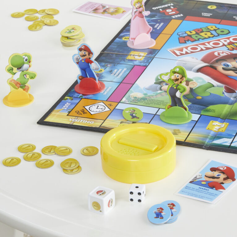  Monopoly Super Mario Celebration Edition Board Game for Super  Mario Fans for 4 Players Ages 8 and Up, with Video Game Sound Effects :  Toys & Games