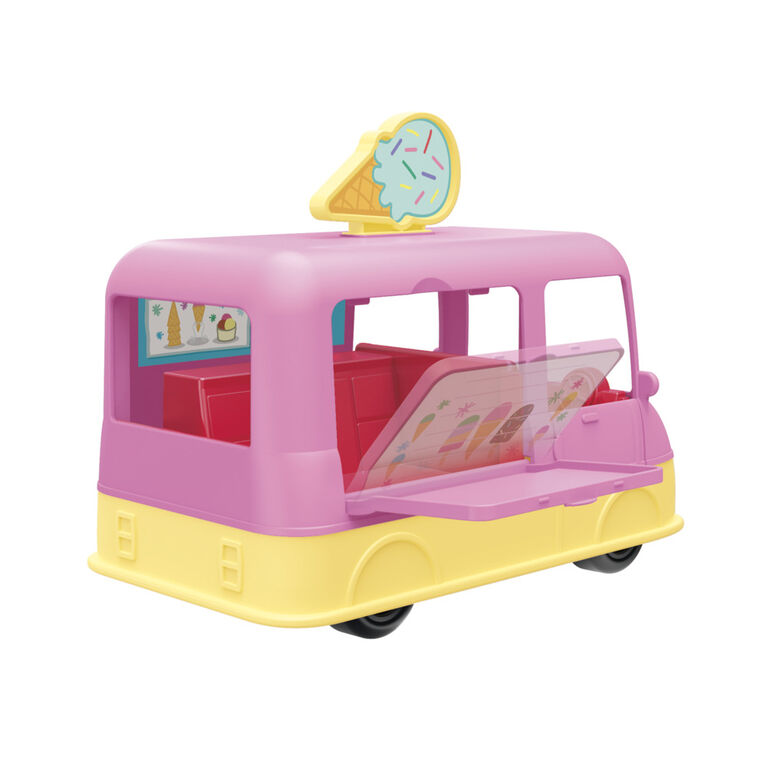 Peppa Pig Peppa's Adventures Peppa's Ice Cream Truck Vehicle Preschool Toy - French Edition - R Exclusive