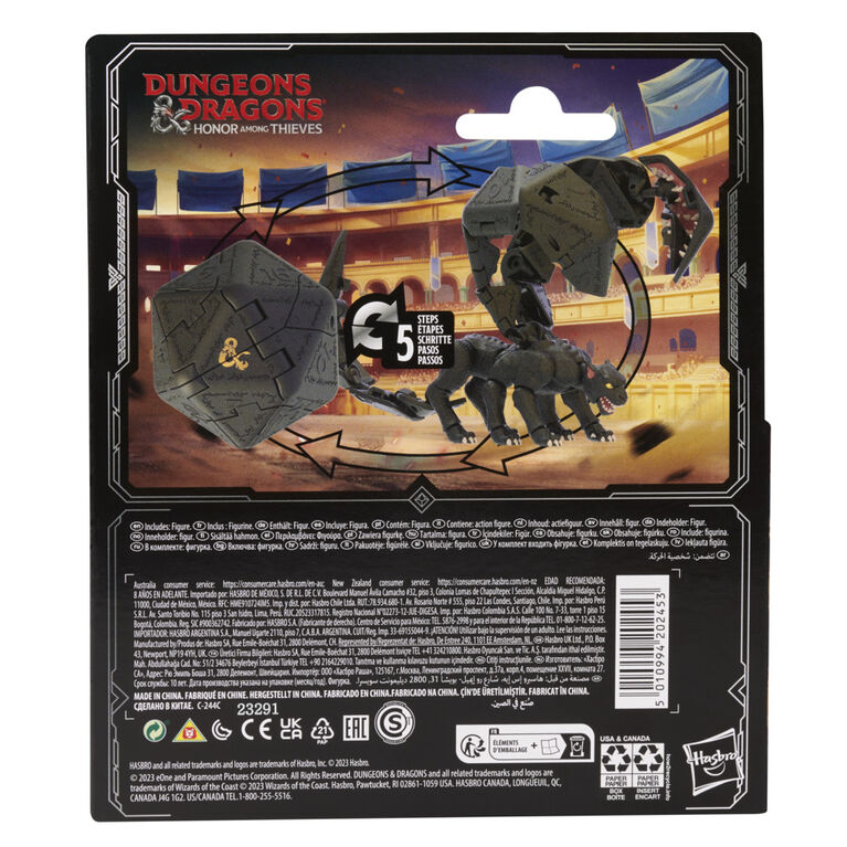 Dungeons and Dragons Honor Among Thieves D&D Dicelings Displacer Beast Collectible D&D Dragon Toy Action Figures