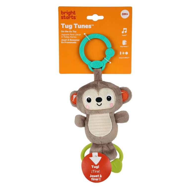 Tug Tunes On-the-Go Take-Along Toy Monkey