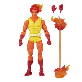 Marvel Legends Series, Fantastic Four, figurine Firelord rétro de 15 cm, inclut 2 accessoires