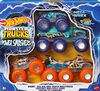 Hot Wheels Monster Trucks Power Smashers Toy Truck & Big Rig Multipack (4 Toy Trucks)