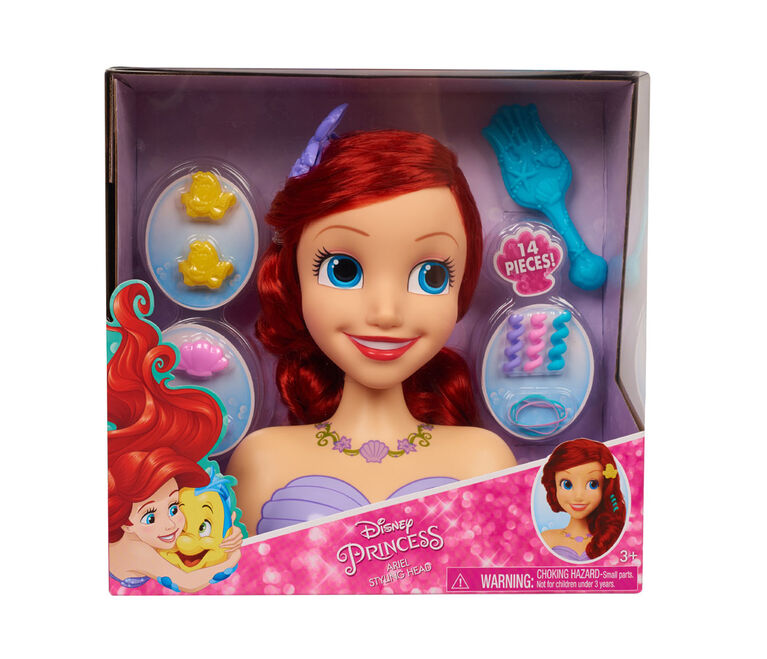 Tête de Coiffure Princesse Disney d'Ariel