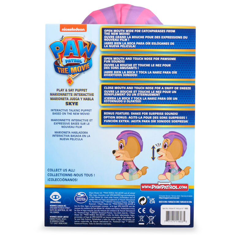 Paw Patrol Puppets Skye - English Edition
