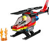 Ensemble de construction LEGO City L'hélicoptère de sauvetage des pompiers 60411
