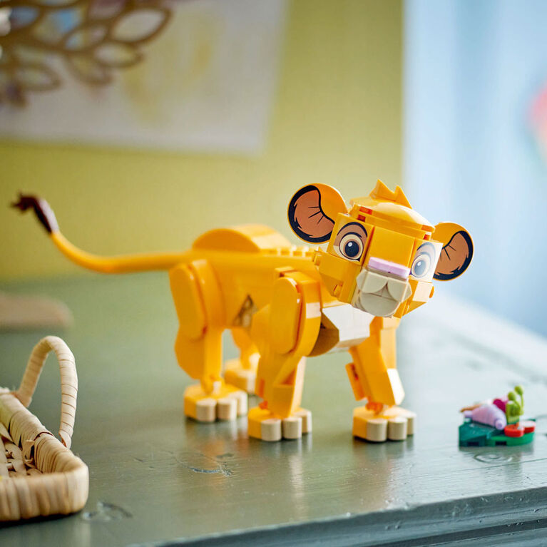 LEGO Disney Simba the Lion King Cub Disney Toy Buildable Gift Idea 43243