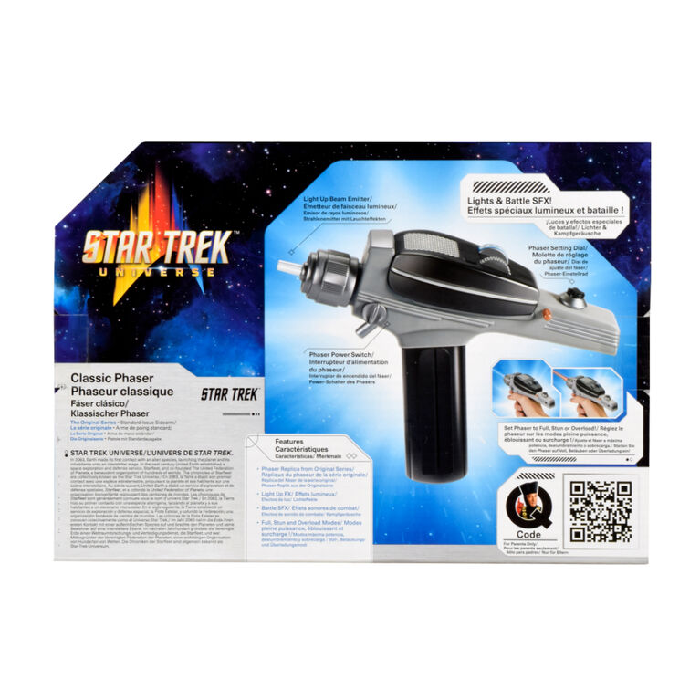 Star Trek Universe: Original Series - Classic Phaser With Lights And Sounds