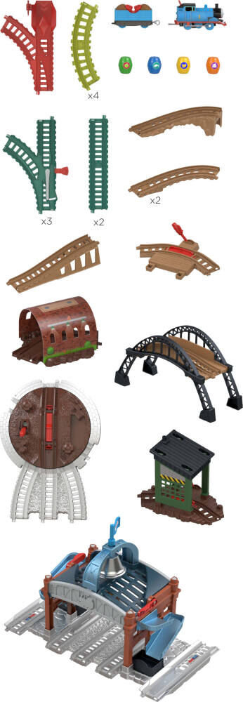 Fisher-Price Thomas & Friends Load & Launch Barrel Delivery Set & Classic Motorized Toy Train