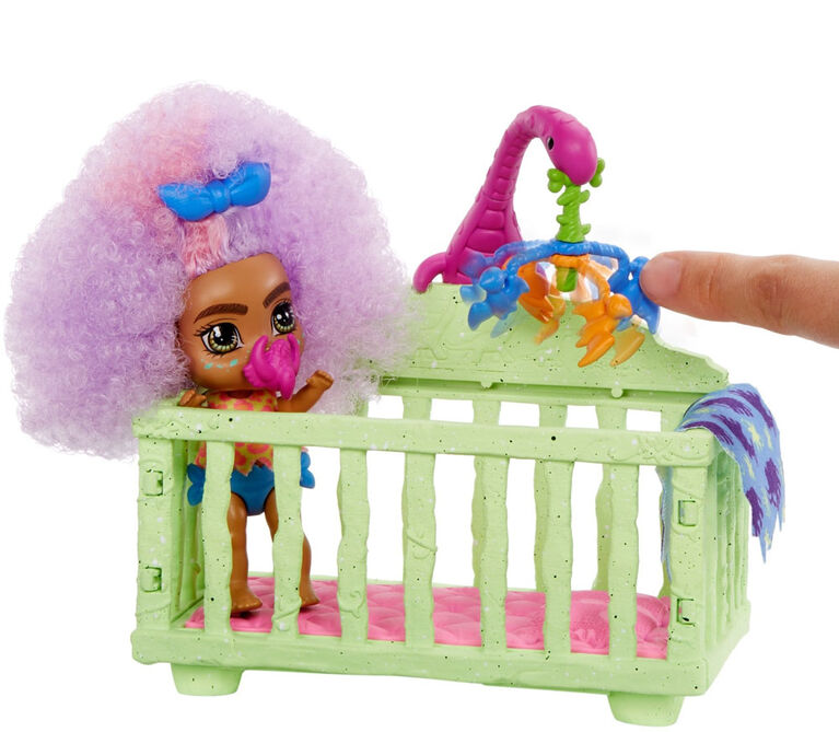 Cave Club Wild About Babysitting Playset & Fernessa & Furrah Dolls