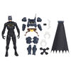 DC Comics, Batman Adventures, Batman Action Figure with 16 Armor Accessories, 17 Points of Articulation, 12-inch
