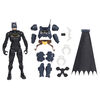 DC Comics, Batman Adventures, Figurine articulée Batman avec 16 accessoires d'armure, 17 points d'articulation, 30 cm