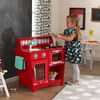 KidKraft - Kitchenette enfant en bois classique - Rouge