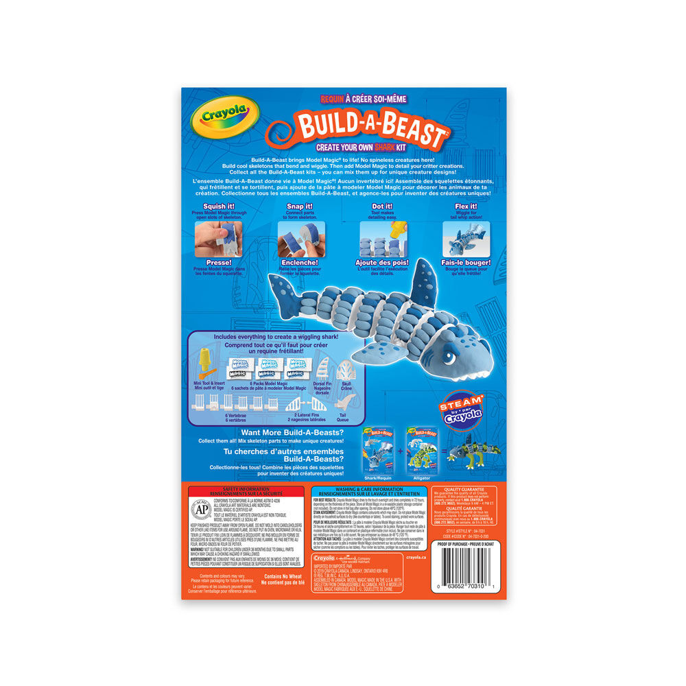 Crayola Build-A-Beast Craft Kit Shark