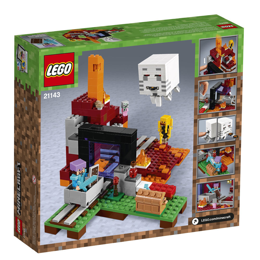 lego minecraft the nether portal 21143