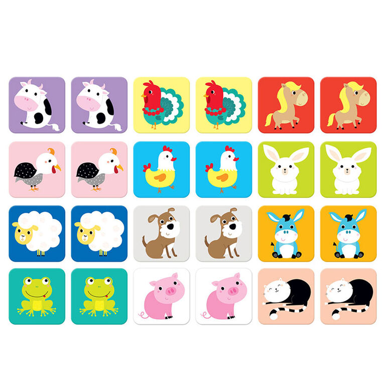 Banana Panda Jeu de mémoire de taille supérieure (24 pièces) - Édition anglaise - Notre exclusivité