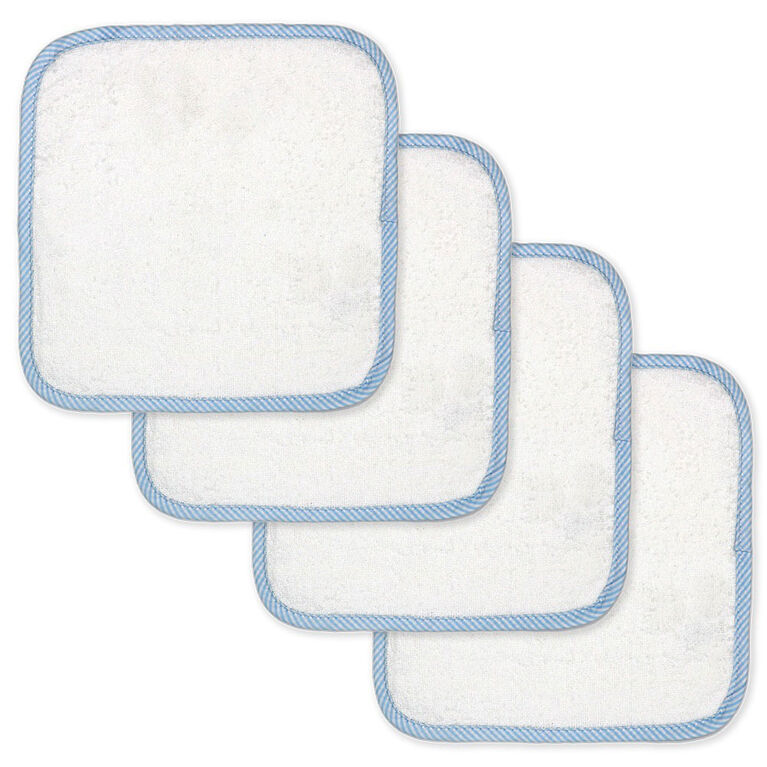 Blue Striped Bath Set
