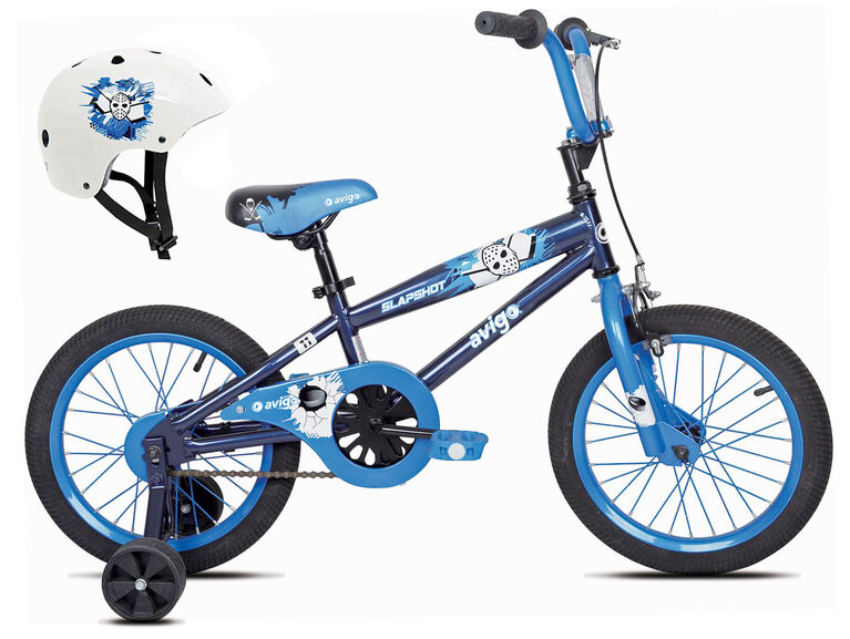 Avigo Slap Shot Bike with Helmet - 16 inch - R Exclusive