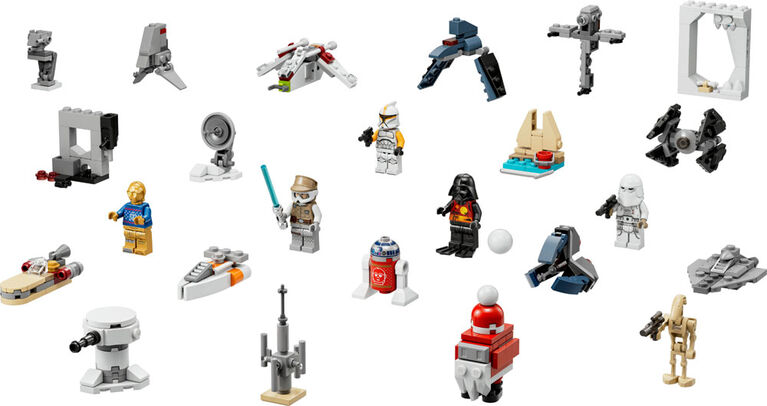 LEGO Star Wars Advent Calendar 75340 Fun Toy Building Kit for Kids (329 Pieces)