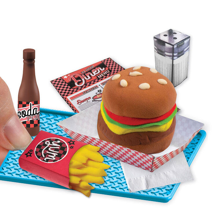 Fashion Angels - 100% Extra Small Burger & Fries Mini Clay Kit - French Edition