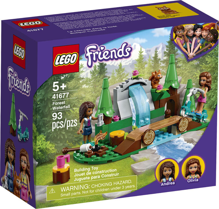 LEGO Friends La cascade dans la forêt 41677 (93 pièces)