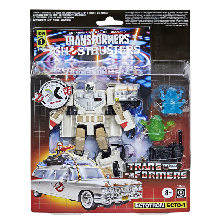 Transformers Collaborative Ghostbusters: Afterlife, Ecto-1 Ectotron Converting Figure - R Exclusive