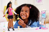 Barbie "Brooklyn" Stylist Doll and 14 Accessories Playset, Wardrobe Theme with Puppy and Clothing Rack