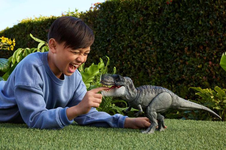 Jurassic World Rebirth Power Devour Tyrannosaurus Rex Dinosaur Figure