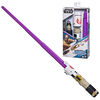 Star Wars Lightsaber Forge, Sabre laser de Mace Windu à lame violette extensible, jouet de déguisement personnalisable