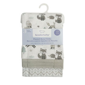 Koala Baby-3 Fox Island Flannel Burpcloths