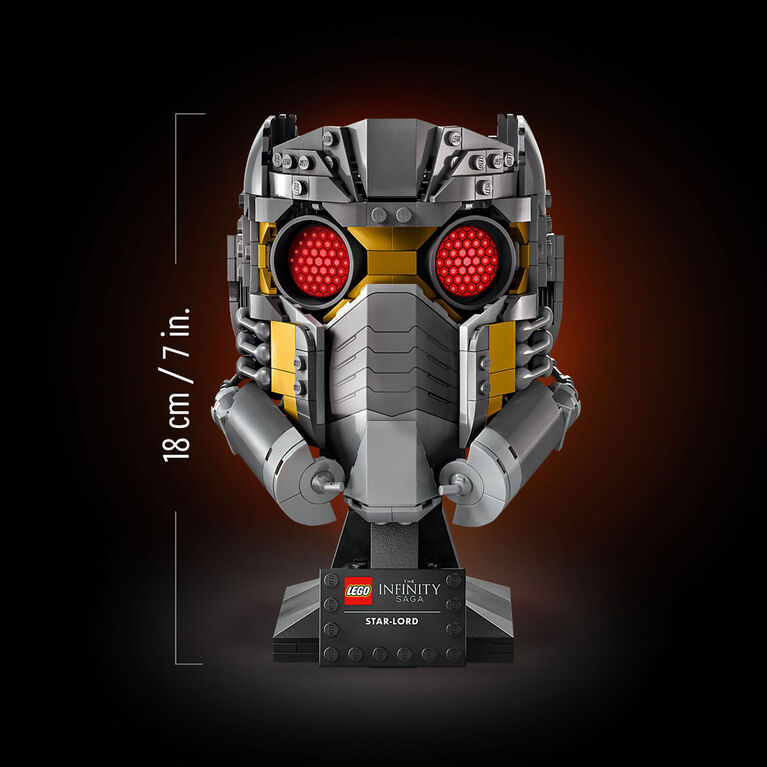 LEGO Marvel Star-Lord's Helmet 76251 Building Kit (602 Pieces)