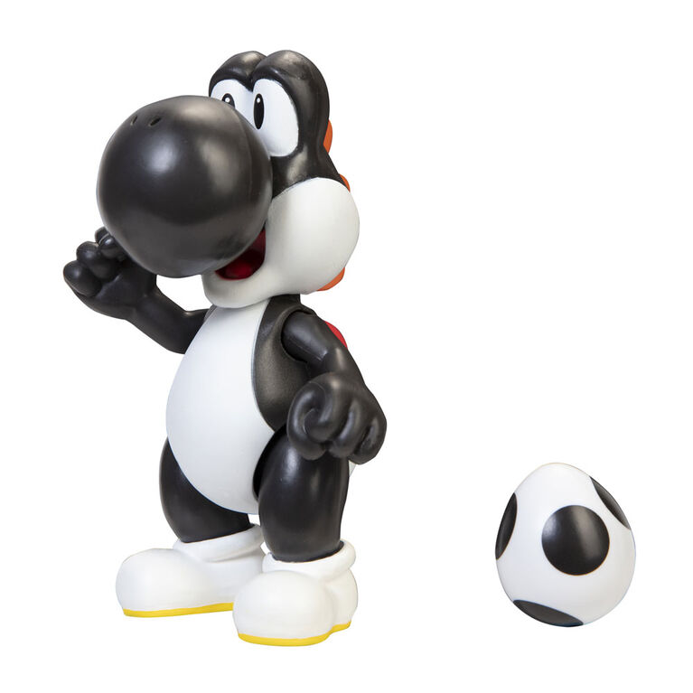 Nintendo 4" Figure: Black Yoshi with Egg