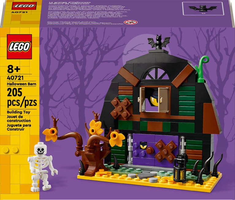 LEGO Halloween Barn Building Toy for Kids - Room Decor and Pretend Play Set for Boys & Girls, 9+ 40721