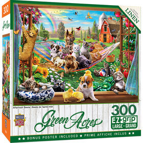 Masterpieces Puzzle Company Green Acres - Afternoon Siesta 300 Piece Puzzle - English Edition