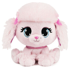 P.Lushes Designer Fashion Pets Pinkie Monroe Poodle Premium Dog Stuffed Animal Soft Plush, Pink, 6"