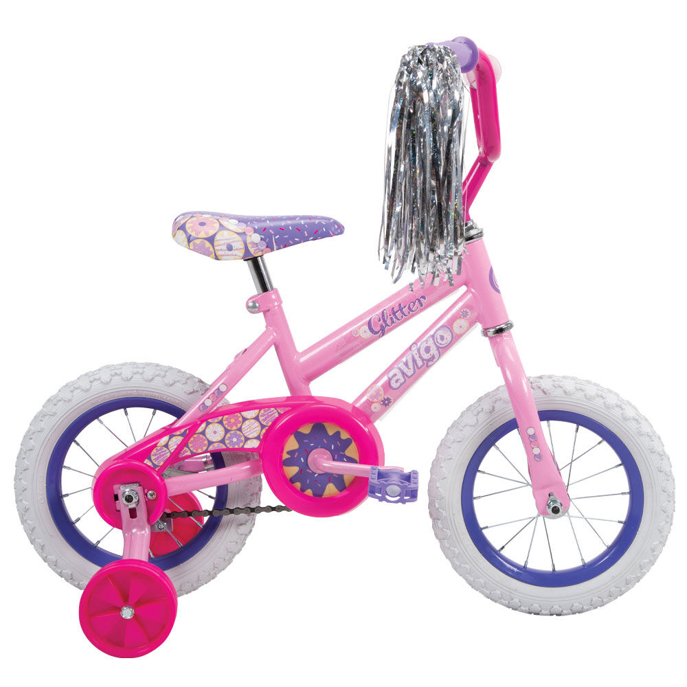 Avigo Glitter Bike, Pink - 12 inch
