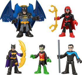 Fisher-Price Imaginext DC Super Friends Batman Figures, Family Multipack