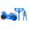 Power Rangers Dino Fury Rip N Go Tricera Battle Rider and Dino Fury Blue Ranger